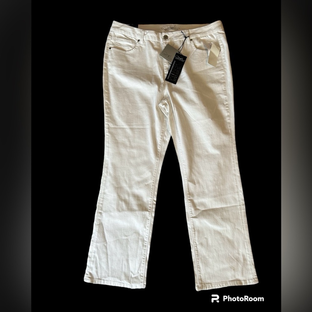 Diane Gilman Forever Lux Denim Slim Boot Cut size 18W